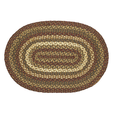 Tea Cabin Jute Braided Rug Oval 24